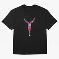 Ronaldinho FC Barcelona Oversized T-Shirt Feel International Energy from FIFA World Cup 2026 USA Canada Mexico Spirit, Capturing Argentina and Brazil, Messi, Championship Spirit, Famous Goals, Roaring Crowds and International Football Unity; Ideal