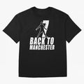 Men Back to manchester, Welcome to manchester Oversized T-Shirt Bring a Champion Mindset to FIFA World Cup 2026 Inspired by Haaland and Mbappe, Argentina Energy, Football Passion, Legendary Performances, Festival Vibes and Supporter Community;