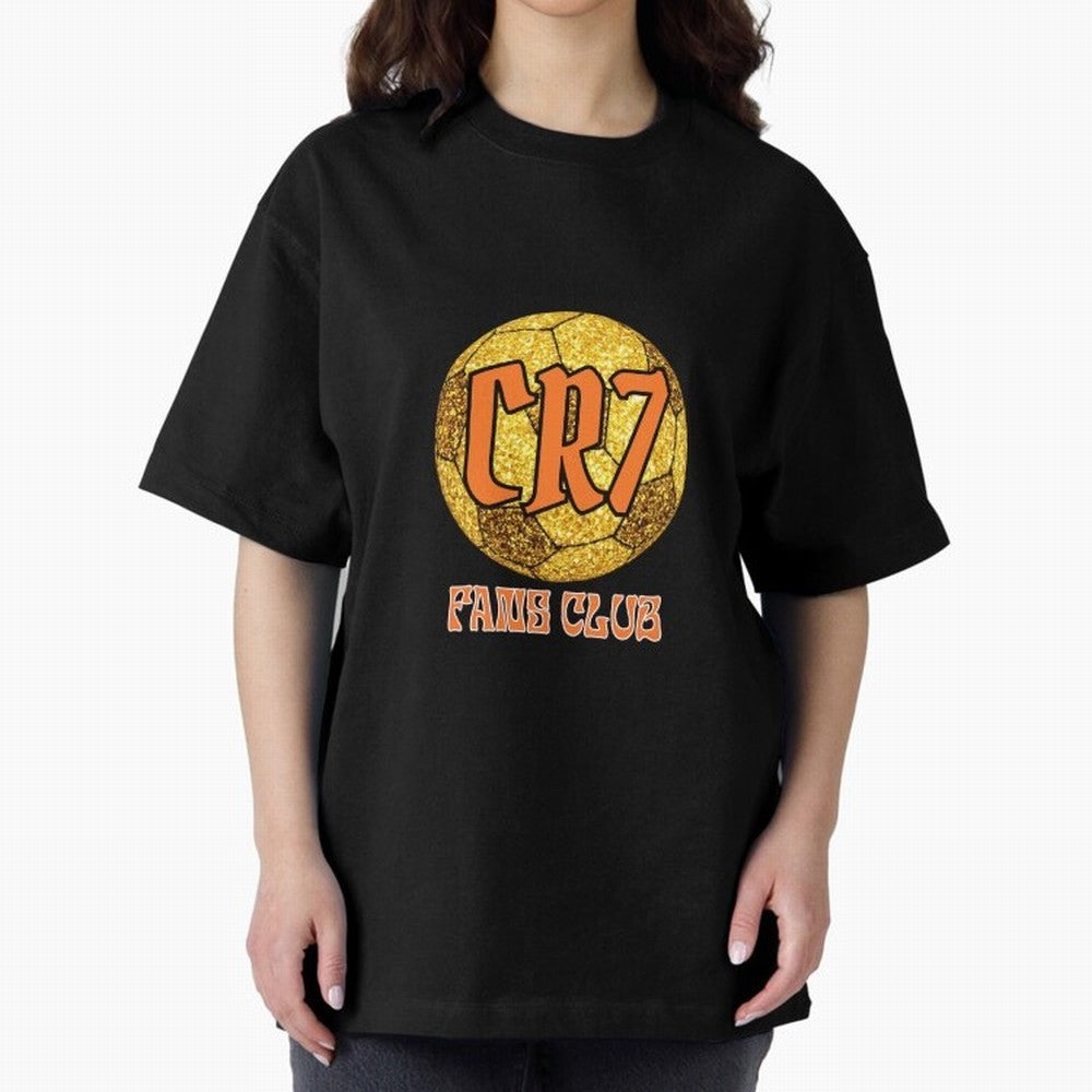 CR7 ORANGE Oversized T-Shirt Carry National Pride through FIFA World Cup 2026 USA Canada Mexico for Fans of CR7 and Brazil, Portugal and Argentina, Bringing Match Day Excitement, Supporter Culture, Golden Goals and Global Football Passion; Perfect