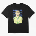 Ronaldo Oversized T-Shirt Support FIFA World Cup 2026 Spirit, Celebrating England, France and Netherlands, Cristiano Ronaldo, Haaland and CR7, Global Supporter Spirit, Legendary Goals, National Colors and Tournament Celebration; Ideal for Football