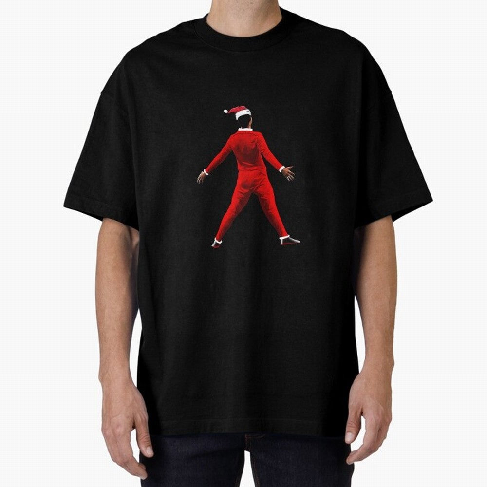 All I Want For Christmas Is Siuuu CR7 fans Christian Ronaldo Xmas Oversized T-Shirt Show Support during FIFA World Cup 2026 Group Stage for Fans of Cristiano Ronaldo and Brazil, Portugal and Argentina, Bringing Stadium Chants, National Pride,