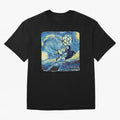 Ronaldo Ronaldo Van Gogh Style Oversized T-Shirt Treasure FIFA World Cup 2026 USA Canada Mexico Spirit, Centered on England, Messi, Champion Mindset, Group Stage Buzz, Knockout Tension and Passionate Fan Culture; Ideal for Fans Who Follow Messi,