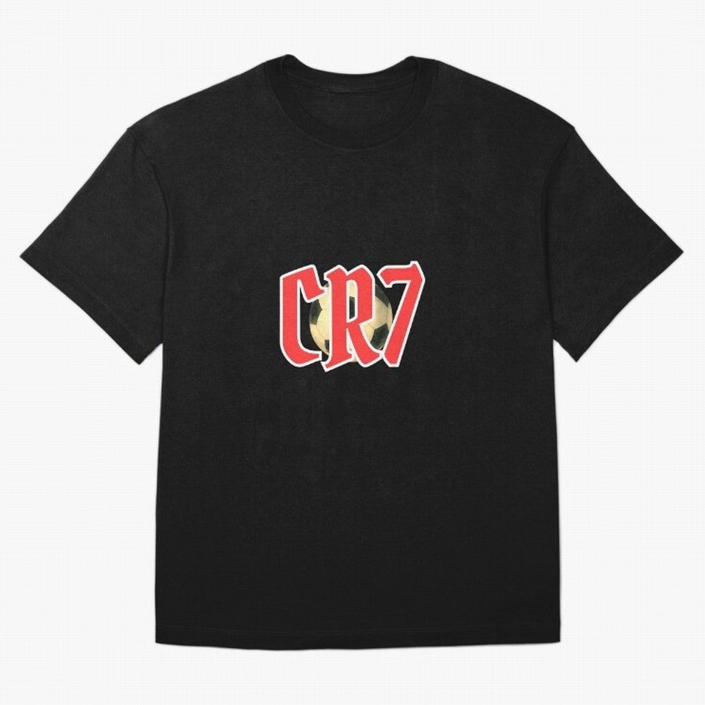 CR7 RED Oversized T-Shirt Support Your Favorite Stars during FIFA World Cup 2026 Spirit, Centered on Portugal, Spain and Germany, Cristiano Ronaldo, Match Day Excitement, Supporter Culture, Golden Goals and Global Football Passion; Built for