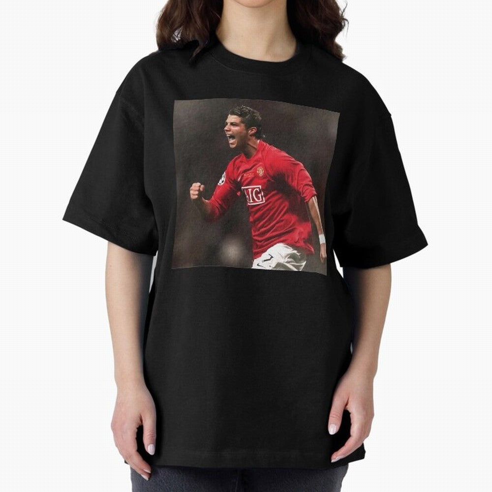 Welcome home Ronaldo Oversized T-Shirt Feel International Energy from Global Football Passion for FIFA World Cup 2026, Featuring Haaland and Mbappe, Portugal, Spain and Germany, Championship Spirit, Famous Goals, Roaring Crowds and International