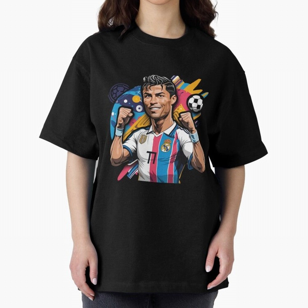 Cristiano Ronaldo cr7 Oversized T-Shirt Represent Fans Who Live for Match Day Hype around FIFA World Cup 2026 USA Canada Mexico, Neymar, Haaland and Cristiano Ronaldo, Netherlands, Classic Soccer Heritage, Championship Pressure, Fan Loyalty and