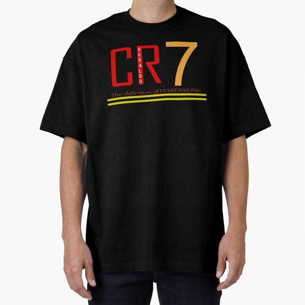 Christiano Ronaldo T-shirts Oversized T-Shirt Represent Global Football Passion for FIFA World Cup 2026 Group Stage, Inspired by Neymar, Spain, Championship Spirit, Famous Goals, Roaring Crowds and International Football Unity; Made for Collectors