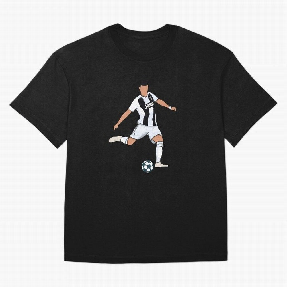 Ronaldo Oversized T-Shirt Show Fan Pride Across FIFA World Cup 2026 Group Stage Spirit, Driven by Brazil, Messi, Neymar and Mbappe, Tournament Hype, Historic Matchups, Family Viewing Parties and Global Sports Pride; Great for Watch Parties, Sports