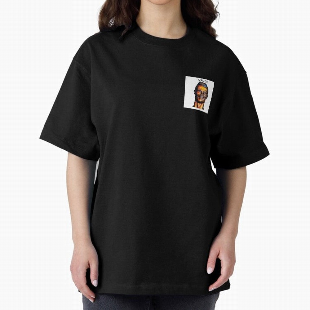 rnldo Oversized T-Shirt Bring Champion Energy into Global Football Passion for FIFA World Cup 2026 Group Stage, Driven by Cristiano Ronaldo, Spain, Classic Soccer Heritage, Championship Pressure, Fan Loyalty and International Pride; Built for