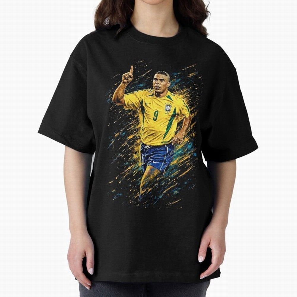 R9 Ronaldo Football Legend Oversized T-Shirt Make Your Look Match Match Day Hype around FIFA World Cup 2026 Group Stage, Cristiano Ronaldo, Brazil, Portugal and Argentina, Soccer Culture, Superstar Moments, National Team Dreams and Competitive