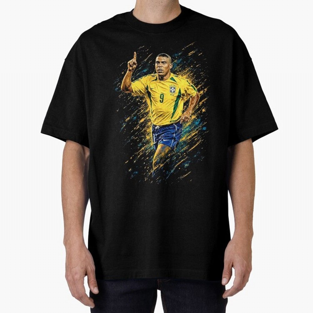 R9 Ronaldo Football Legend Oversized T-Shirt Make Your Look Match Match Day Hype around FIFA World Cup 2026 Group Stage, Cristiano Ronaldo, Brazil, Portugal and Argentina, Soccer Culture, Superstar Moments, National Team Dreams and Competitive