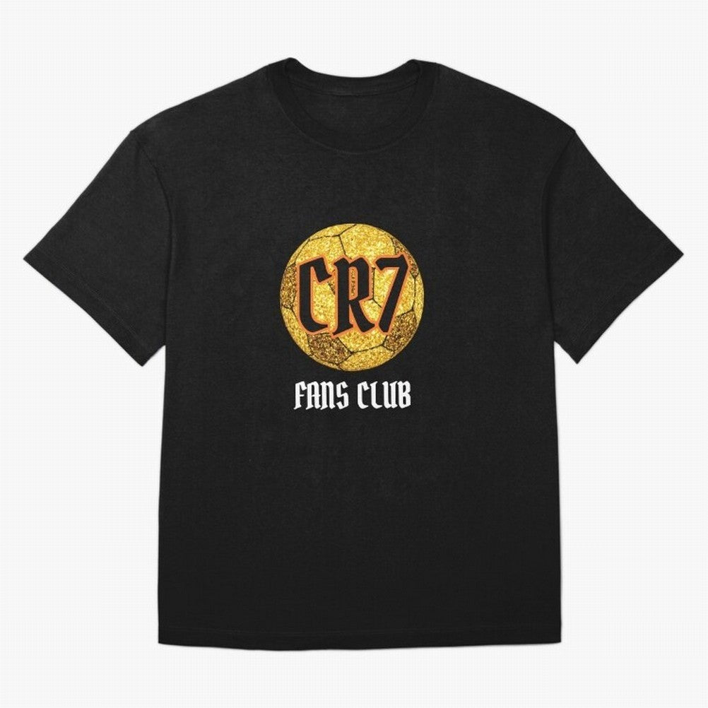 CR7 BLK 2 Oversized T-Shirt Stand Out with Spirit from the FIFA World Cup 2026 Journey through Mbappe Highlights, Argentina Pride, Worldwide Fan Energy, Dramatic Goals, Stadium Lights and Championship Celebrations; Built for Supporters Chasing