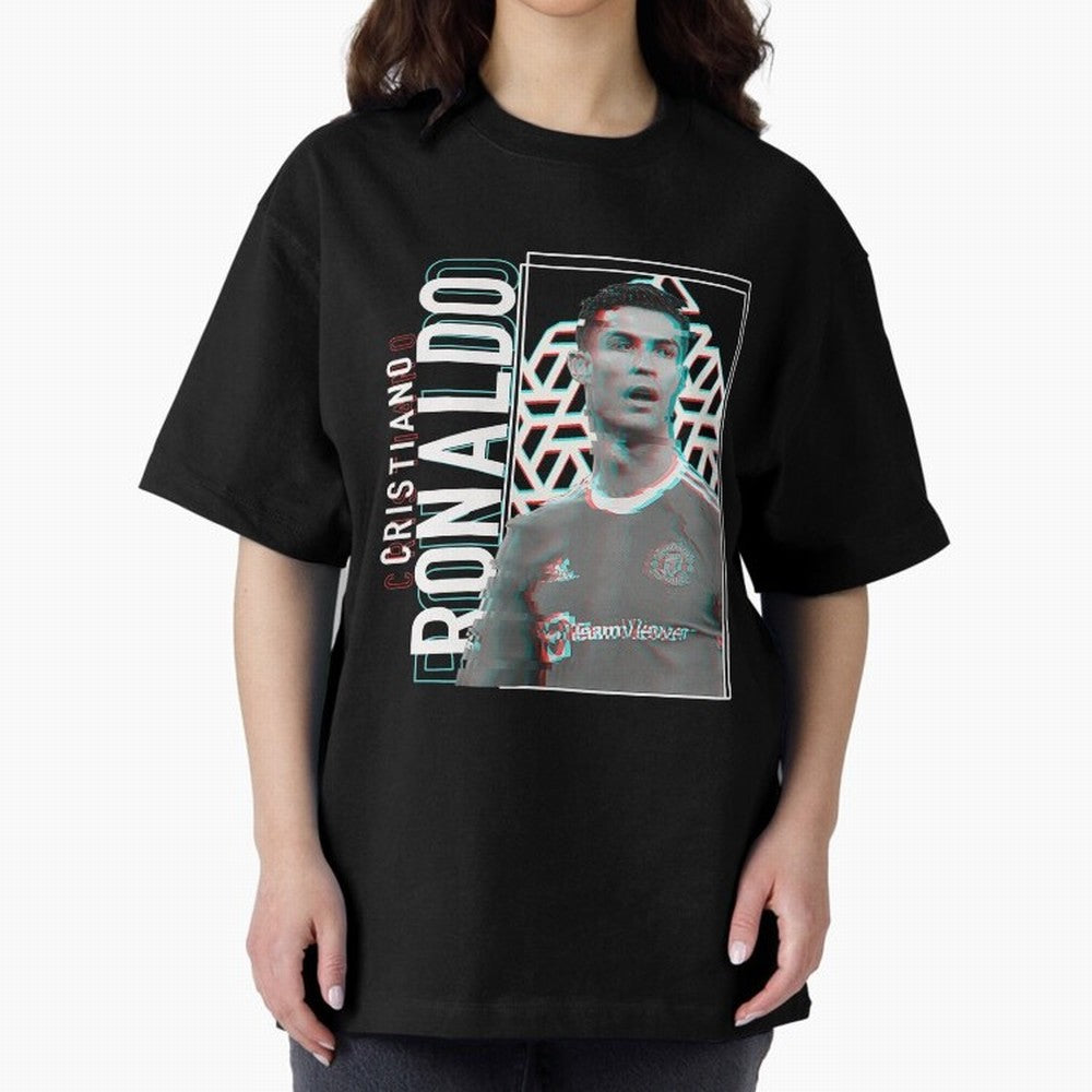 Cristiano Ronaldo sport Oversized T-Shirt Share FIFA World Cup 2026 Group Stage Highlighting CR7, Argentina, France and Brazil Energy, Classic Soccer Heritage, Championship Pressure, Fan Loyalty and International Pride; Perfect for People Who Love