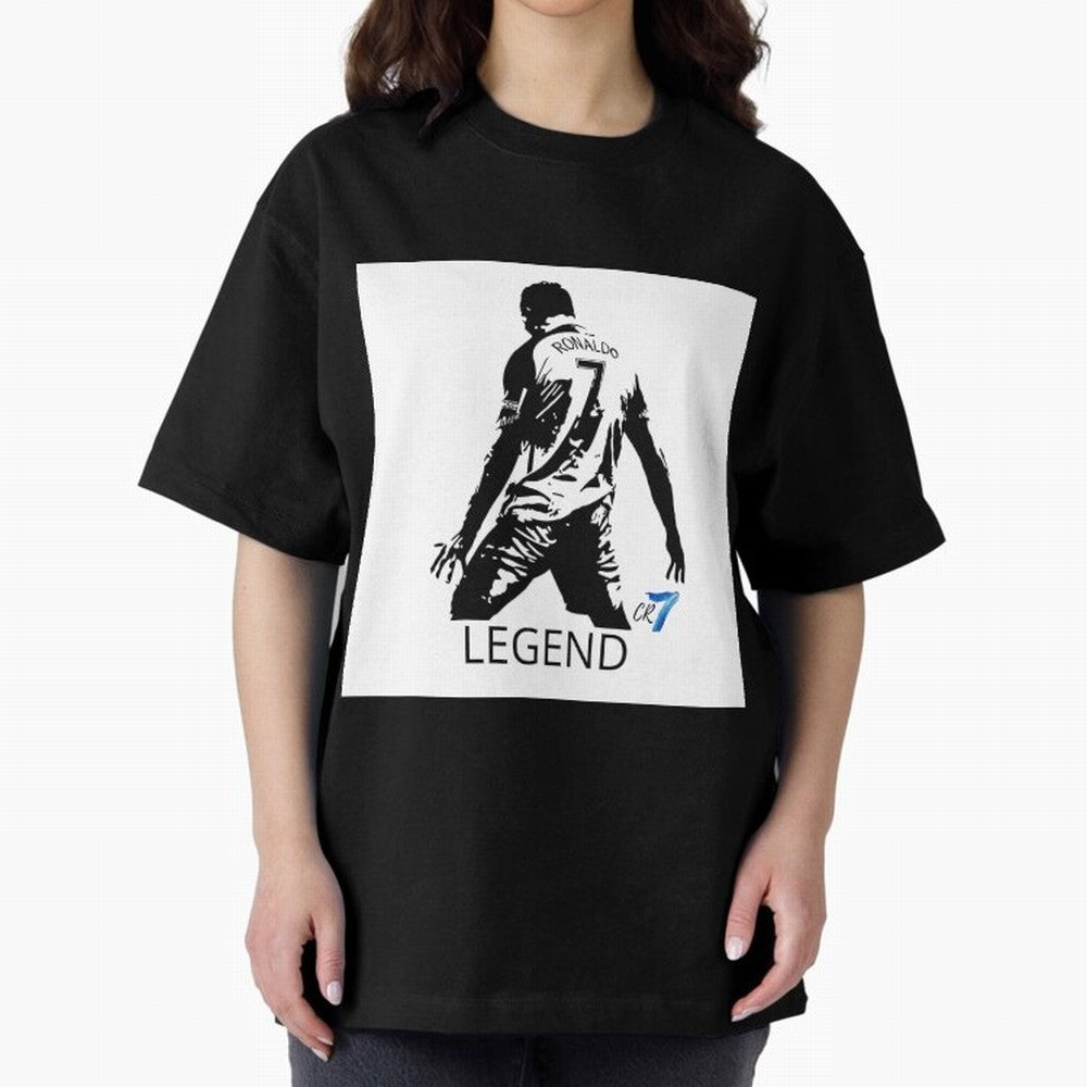 RONALDO legend CR7 Oversized T-Shirt Enjoy the Biggest Football Party of FIFA World Cup 2026 Connected to Messi and Cristiano Ronaldo, Spain and Netherlands Energy, Champion Mindset, Group Stage Buzz, Knockout Tension and Passionate Fan Culture;