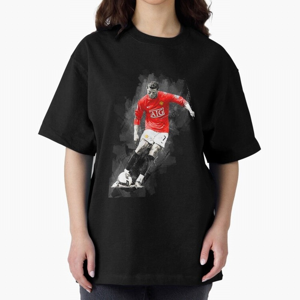 Cristiano Ronaldo gift Oversized T-Shirt Celebrate the Biggest Stage of the FIFA World Cup 2026 USA Canada Mexico Journey through Mbappe Highlights, Argentina, France and Brazil Pride, Tournament Hype, Historic Matchups, Family Viewing Parties and