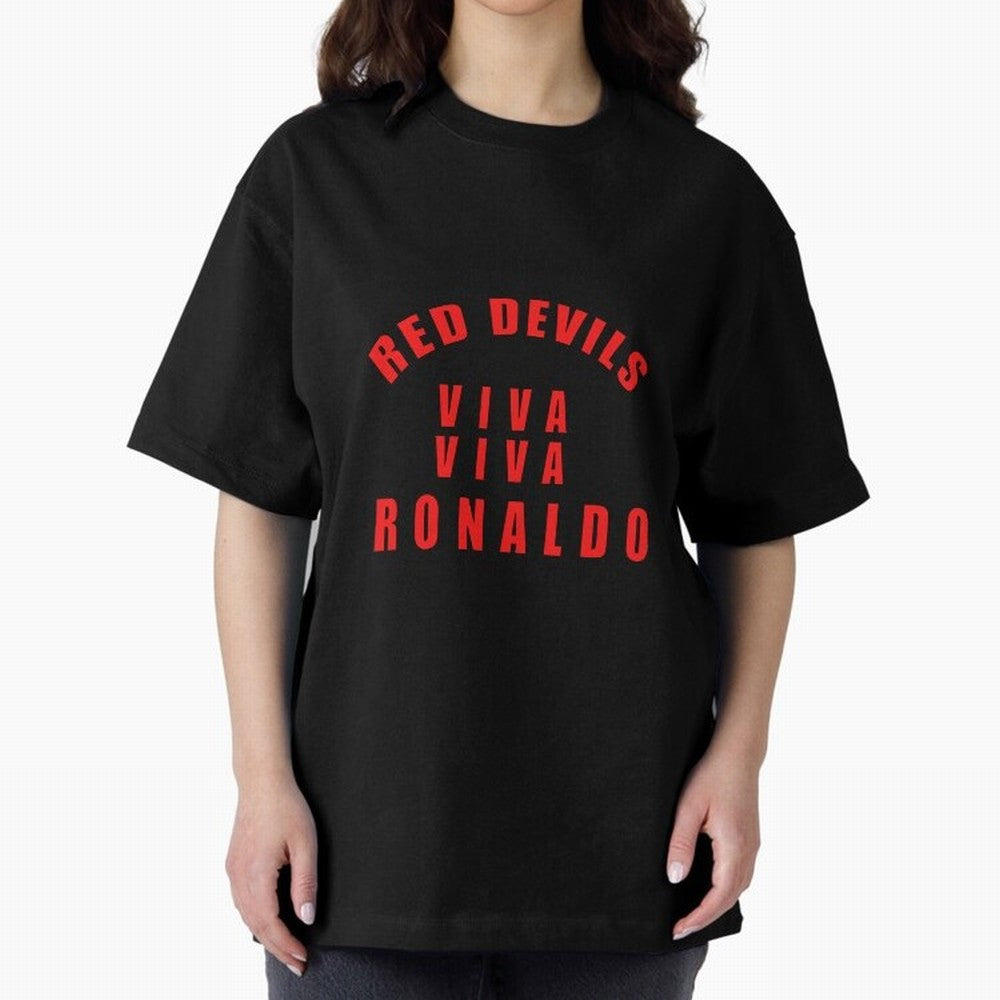 Viva Viva Ronaldo Oversized T-Shirt Get Ready for FIFA World Cup 2026 for Fans of CR7 and Messi and Argentina and Brazil, Bringing Football History, Final Match Energy, Crowd Noise and Once in a Lifetime Moments; Created for Match Day Parties,