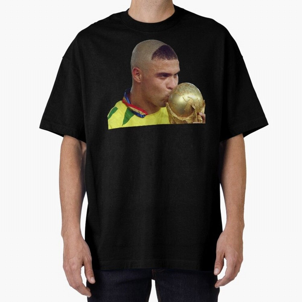 El Fenomeno Oversized T-Shirt Celebrate Football Dreams Across FIFA World Cup 2026 for Fans of Mbappe and Germany, Bringing Vintage Soccer Flavor, Modern Football Stars, National Flags and Final Night Emotion; Ideal for Fans Who Follow Messi,