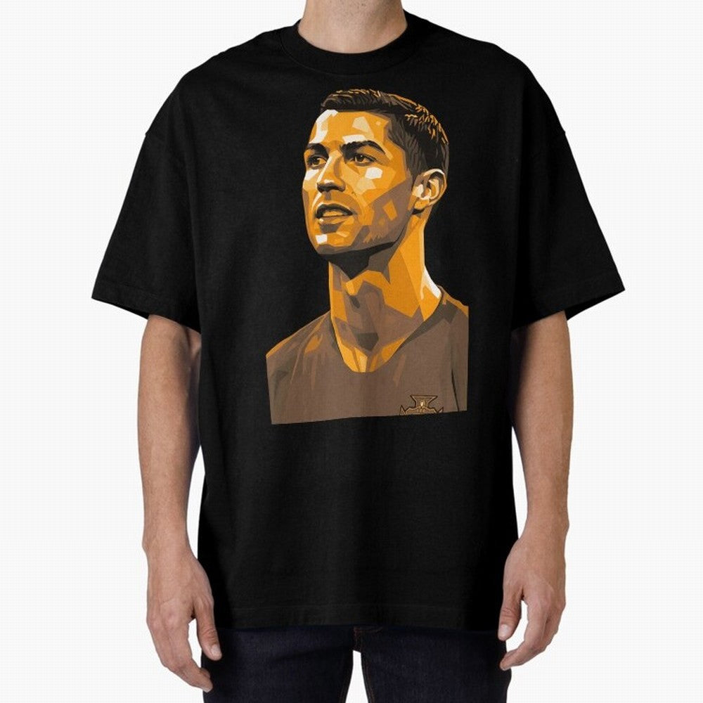 Ronaldo Oversized T-Shirt Celebrate Global Passion for FIFA World Cup 2026 Centered on Messi and Cristiano Ronaldo, Spain Energy, Worldwide Fan Energy, Dramatic Goals, Stadium Lights and Championship Celebrations; Ideal for Fans Who Follow Messi,