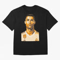 Ronaldo Oversized T-Shirt Relive Legendary Nights from FIFA World Cup 2026 USA Canada Mexico for Fans of Neymar and Argentina, France and Brazil, Bringing Sports Nostalgia, International Competition, Famous Players and Unforgettable Victories;