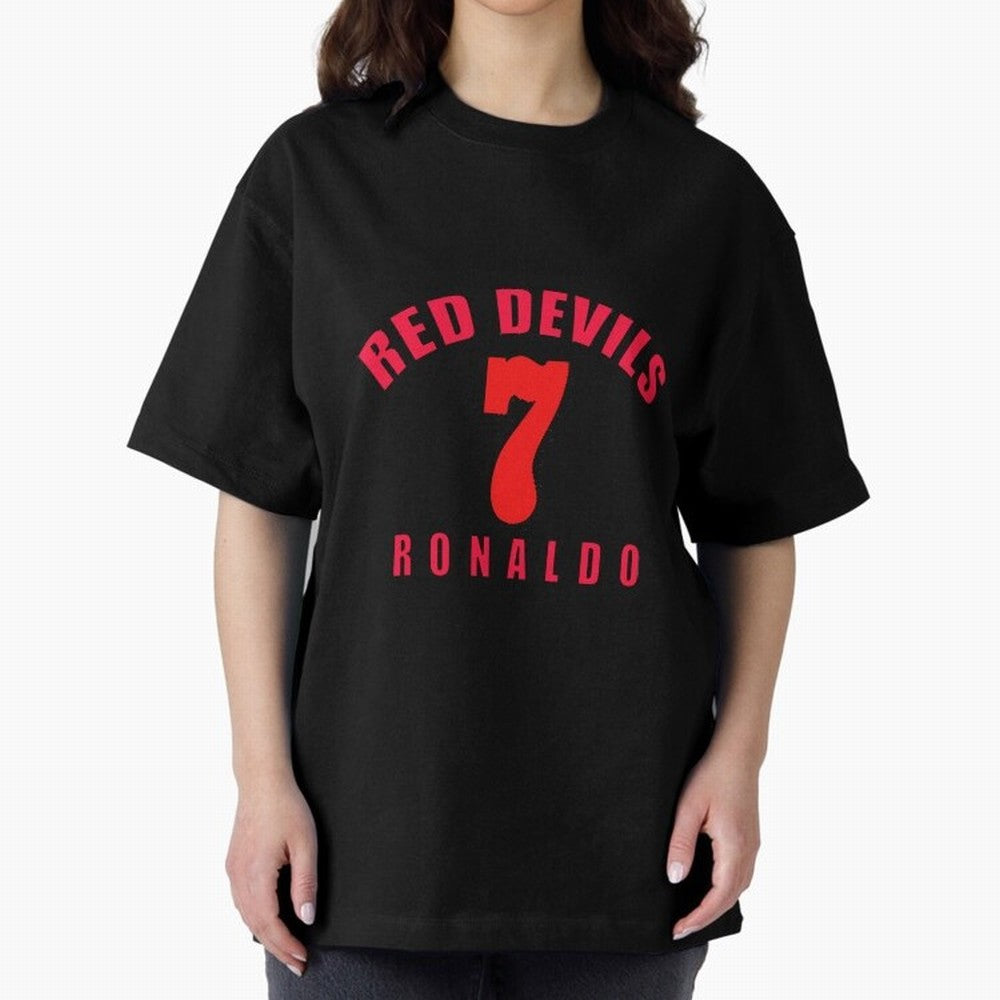 Cristiano Ronaldo Manchester United Oversized T-Shirt Bring Home the FIFA World Cup 2026 Group Stage Journey through CR7 and Messi Highlights, Argentina, France and Brazil Pride, Worldwide Fan Energy, Dramatic Goals, Stadium Lights and Championship