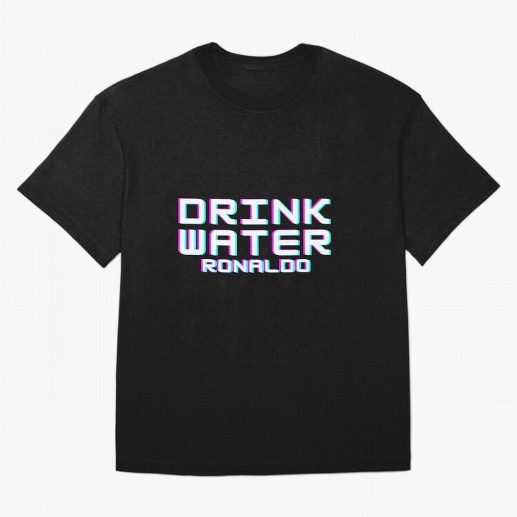drink water ronaldo Oversized T-Shirt Celebrate Global Passion for Match Day Hype around FIFA World Cup 2026 Group Stage, Messi, CR7 and Mbappe, Germany, Classic Soccer Heritage, Championship Pressure, Fan Loyalty and International Pride; Perfect