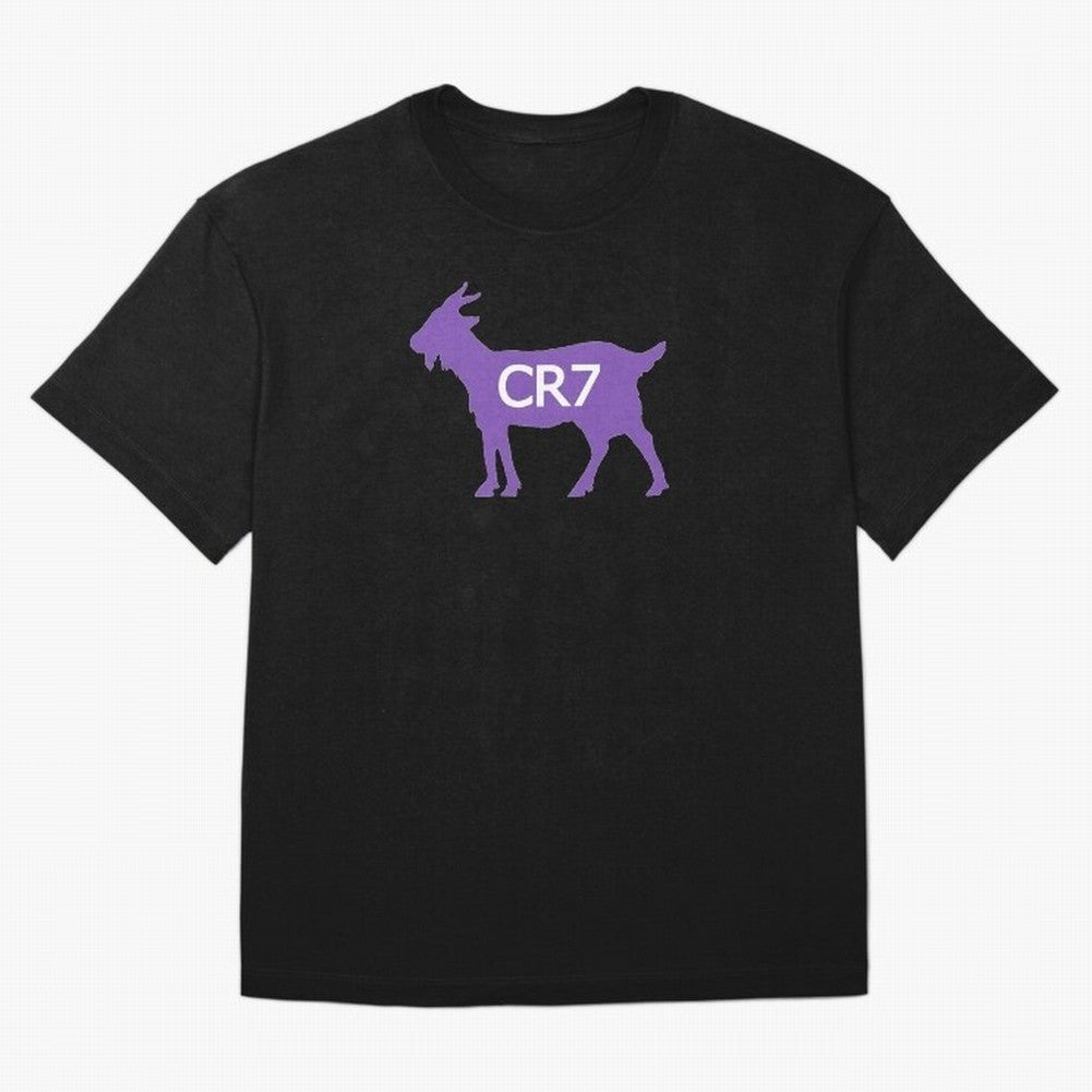 CR7 GOAT Purple Oversized T-Shirt Spotlight Match Day Hype around FIFA World Cup 2026, Neymar, Haaland and Cristiano Ronaldo, Germany, Classic Soccer Heritage, Championship Pressure, Fan Loyalty and International Pride; Built for Supporters Chasing