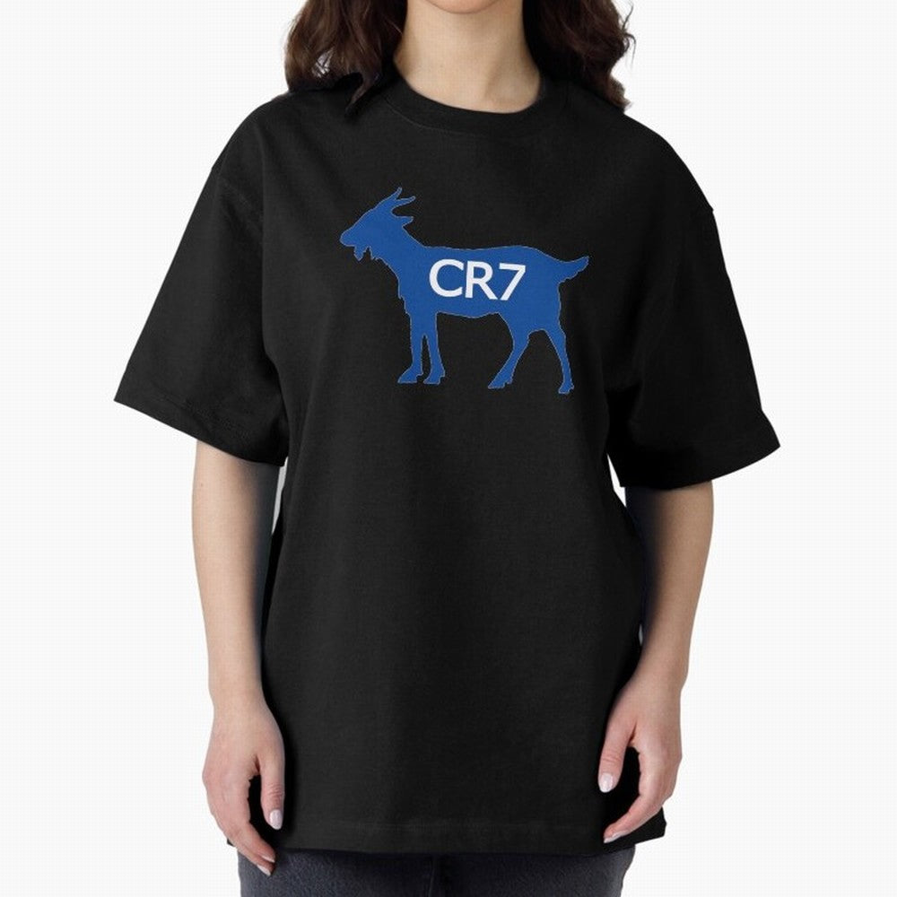 CR7 GOAT Blue Oversized T-Shirt Refresh the FIFA World Cup 2026 Group Stage Journey through CR7 and Messi Highlights, Germany Pride, Stadium Chants, National Pride, Trophy Dreams and Unforgettable Football Memories; Ideal for Fans Who Follow Messi,