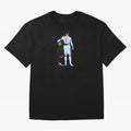 Messi and Ronaldo Reunion Illustration Oversized T-Shirt Carry National Pride through Match Day Hype around FIFA World Cup 2026 Group Stage, Messi, Neymar and Mbappe, France and Portugal, Stadium Memories, Football Loyalty, International Chants and
