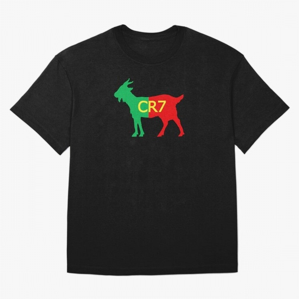 CR7 GOAT Tuga 3 Oversized T-Shirt Capture the FIFA World Cup 2026 Group Stage Journey through Haaland and Mbappe Highlights, Argentina and Brazil Pride, Worldwide Fan Energy, Dramatic Goals, Stadium Lights and Championship Celebrations; Great for
