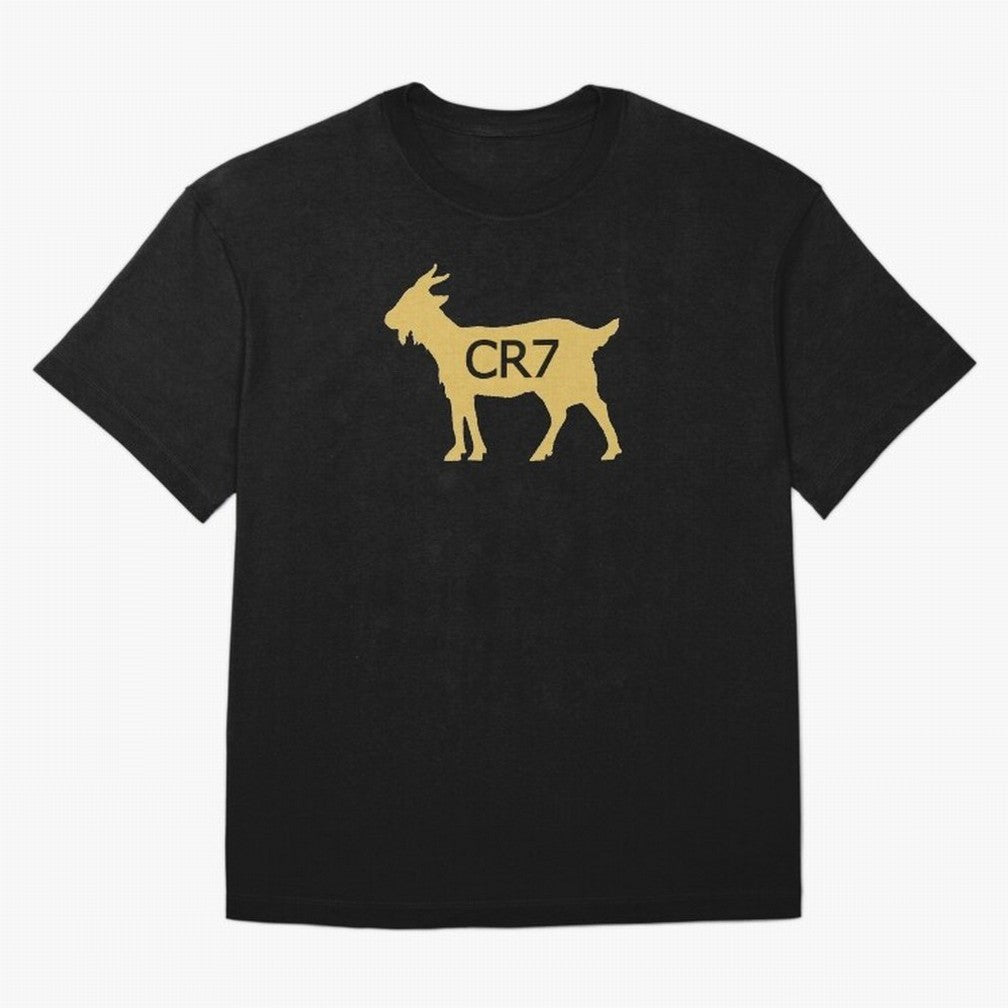 CR7 GOAT Gold Oversized T-Shirt Enjoy the FIFA World Cup 2026 USA Canada Mexico Journey through CR7 Highlights, Argentina Pride, Worldwide Fan Energy, Dramatic Goals, Stadium Lights and Championship Celebrations; Great for Watch Parties, Sports