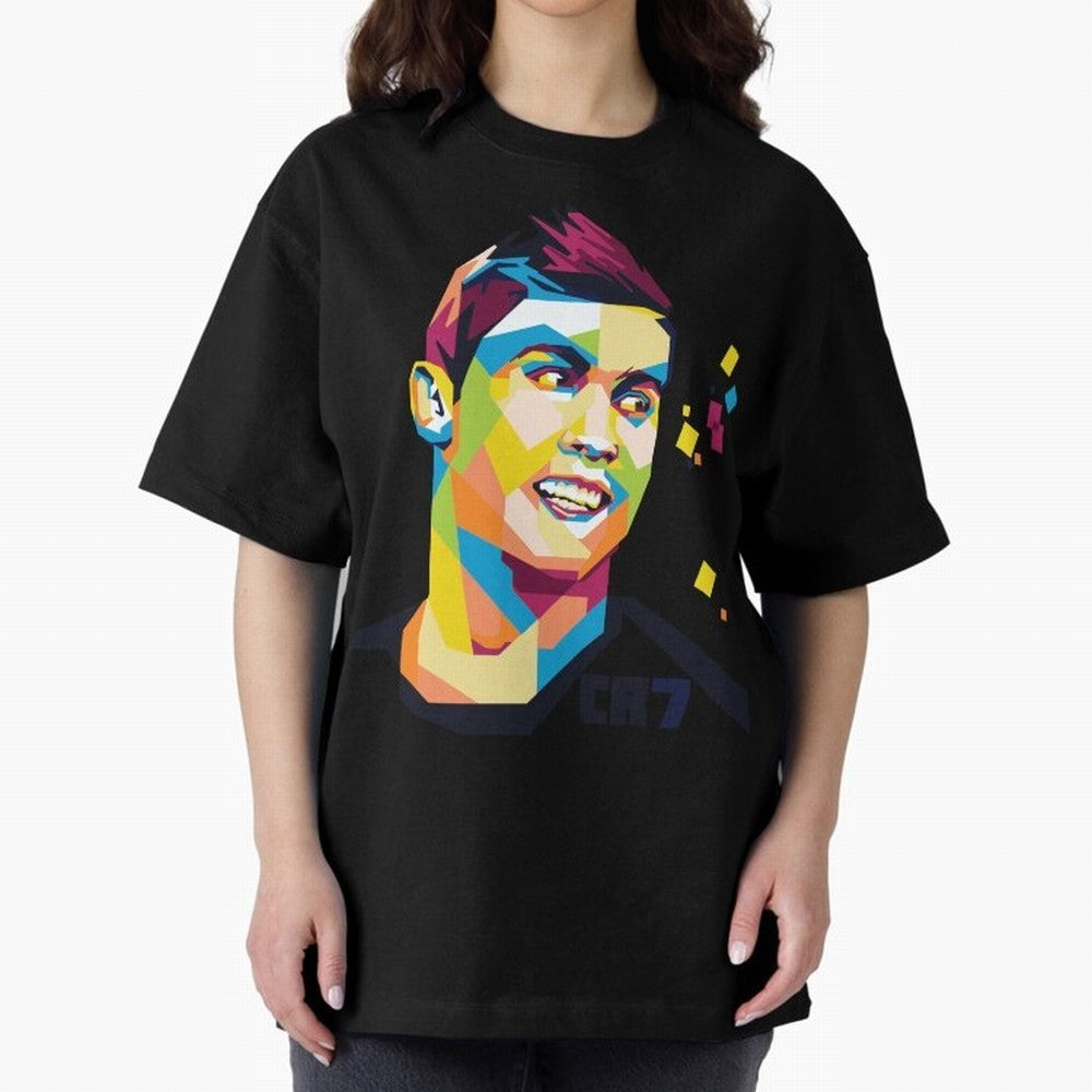Cristiano Ronaldo Oversized T-Shirt Showcase FIFA World Cup 2026 Group Stage for Fans of Mbappe and Neymar and Brazil, Bringing Football History, Final Match Energy, Crowd Noise and Once in a Lifetime Moments; Made for Die Hard Supporters, Soccer