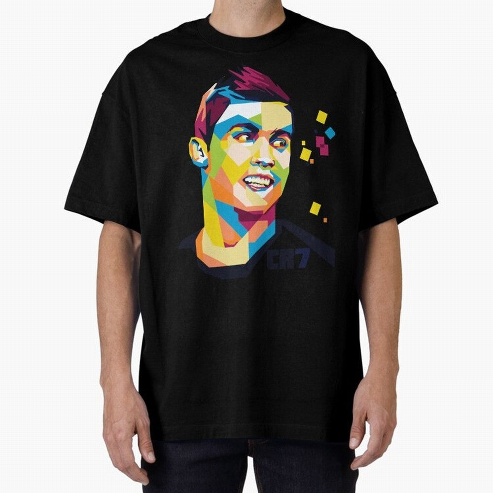 Cristiano Ronaldo Oversized T-Shirt Showcase FIFA World Cup 2026 Group Stage for Fans of Mbappe and Neymar and Brazil, Bringing Football History, Final Match Energy, Crowd Noise and Once in a Lifetime Moments; Made for Die Hard Supporters, Soccer