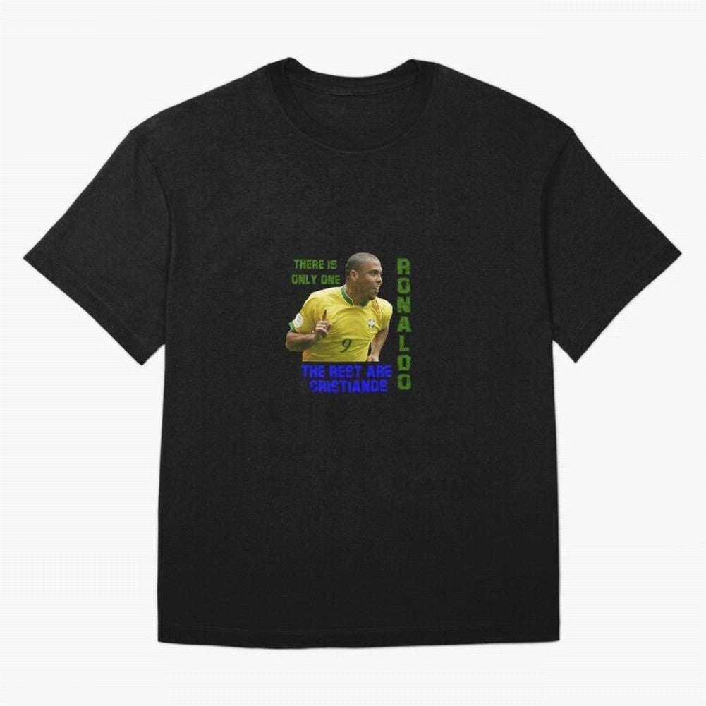 There is only one Ronaldo, the rest are Cristianos - Ronaldo Football Meme Oversized T-Shirt Bring Trophy Dreams to FIFA World Cup 2026 for Fans of Haaland and Mbappe and Argentina and Brazil, Bringing Tournament Hype, Historic Matchups, Family