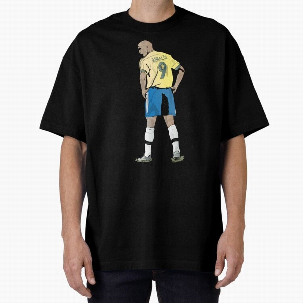 RONALDO NAZARIO 9 Oversized T-Shirt Experience the Global Stage of the FIFA World Cup 2026 USA Canada Mexico Journey through CR7 Highlights, Portugal, Spain and Germany Pride, Classic Soccer Heritage, Championship Pressure, Fan Loyalty and