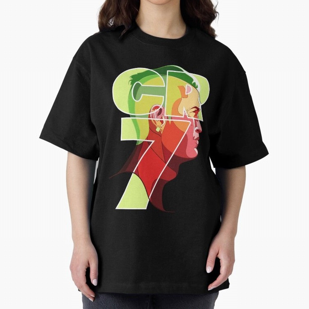 CR7 Football Legend ¨C Cristiano Ronaldo Inspired Design for True Fans Oversized T-Shirt Turn Every Weekend Toward FIFA World Cup 2026 USA Canada Mexico Centered on Haaland and Mbappe, Germany Energy, Football Festival Excitement, Trophy Ambitions,