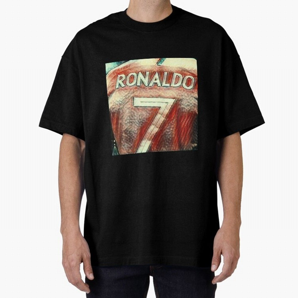 CR7 Oversized T-Shirt Keep the Legacy of FIFA World Cup 2026 USA Canada Mexico Spirit, with England, Mbappe, Football Passion, Legendary Performances, Festival Vibes and Supporter Community; Made for Collectors Who Enjoy Iconic Players, Country