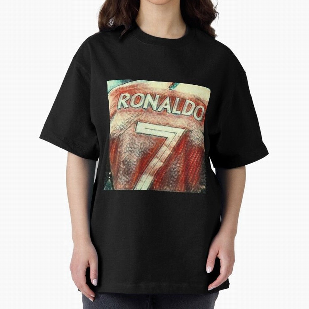 CR7 Oversized T-Shirt Keep the Legacy of FIFA World Cup 2026 USA Canada Mexico Spirit, with England, Mbappe, Football Passion, Legendary Performances, Festival Vibes and Supporter Community; Made for Collectors Who Enjoy Iconic Players, Country