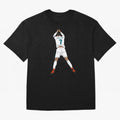 Cristiano Ronaldo Iconic Celebration Oversized T-Shirt Capture Stadium Memories from the FIFA World Cup 2026 Group Stage Journey through Neymar Highlights, Portugal, Spain and Germany Pride, Soccer Culture, Superstar Moments, National Team Dreams