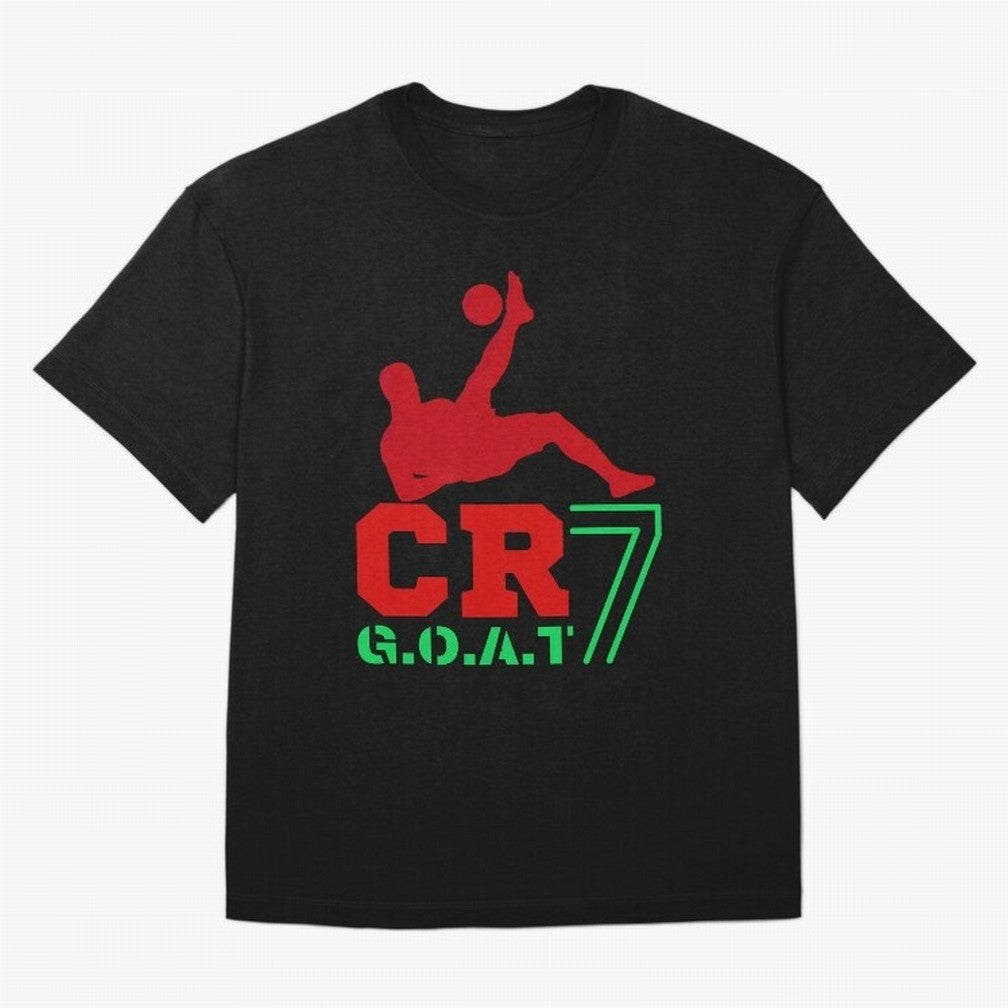 CR7 G.O.A.T Oversized T-Shirt Live the Energy of Match Day Hype around FIFA World Cup 2026 Group Stage, Messi and Cristiano Ronaldo, Argentina, France and Brazil, Fan Favorite Moments, National Team Passion, Big Match Drama and Soccer History; Made