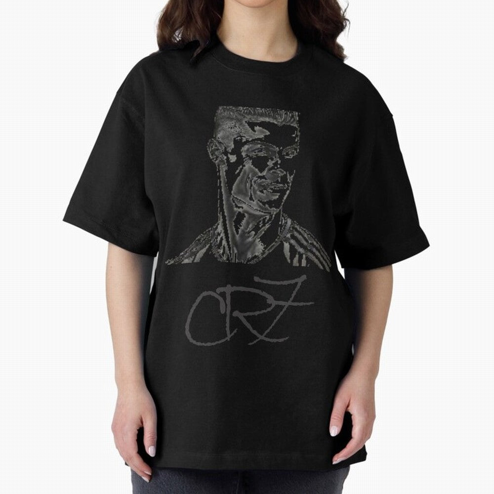 Great CR7 Oversized T-Shirt Bring International Match Energy to Match Day Hype around FIFA World Cup 2026 USA Canada Mexico, Neymar, Haaland and Cristiano Ronaldo, Brazil, Portugal and Argentina, Supporter Pride, Iconic Celebrations, Legendary
