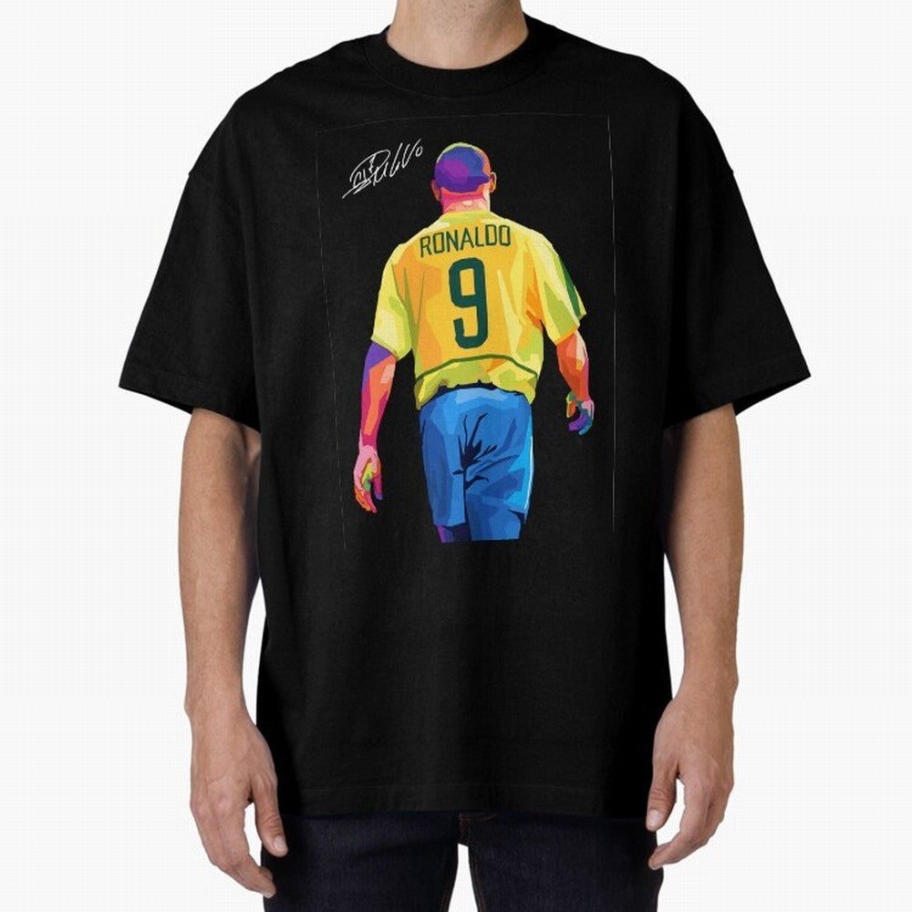 Ronaldo Nazario Oversized T-Shirt Feel the Trophy Chase of FIFA World Cup 2026 Group Stage for Fans of Messi and Spain, Bringing Football Passion, Legendary Performances, Festival Vibes and Supporter Community; Made for Die Hard Supporters, Soccer