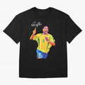 Ronaldo Nazario Pop Art Oversized T-Shirt Carry National Pride through FIFA World Cup 2026 with Messi, Neymar and Mbappe, Brazil, Portugal and Argentina Energy, Game Day Rituals, Football Legends, Country Pride and the Road to the Final; Perfect