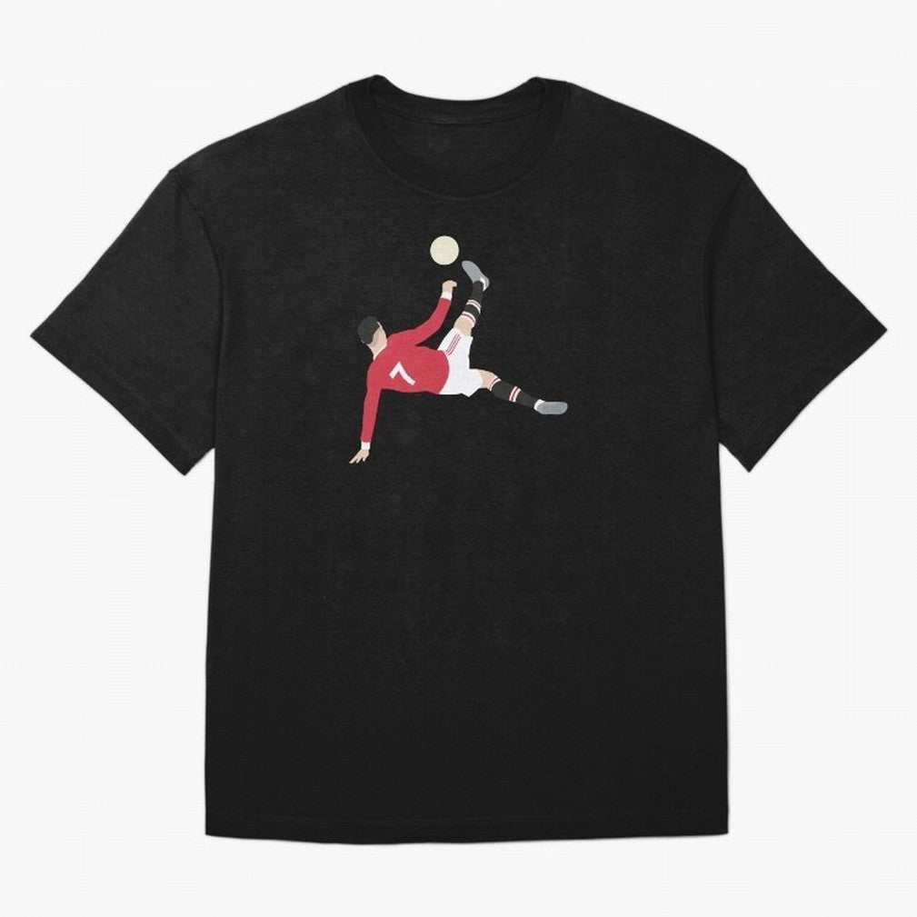 Cristiano Ronaldo Bicycle Kick MUFC Oversized T-Shirt Feel the Heartbeat of the FIFA World Cup 2026 Group Stage Journey through Mbappe Highlights, Argentina Pride, Global Supporter Spirit, Legendary Goals, National Colors and Tournament