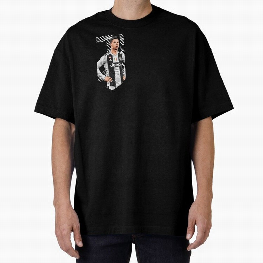 Ronaldo Oversized T-Shirt Capture the FIFA World Cup 2026 Journey through CR7 and Messi Highlights, Portugal Pride, Football Passion, Legendary Performances, Festival Vibes and Supporter Community; Perfect for People Who Love Argentina, Brazil,