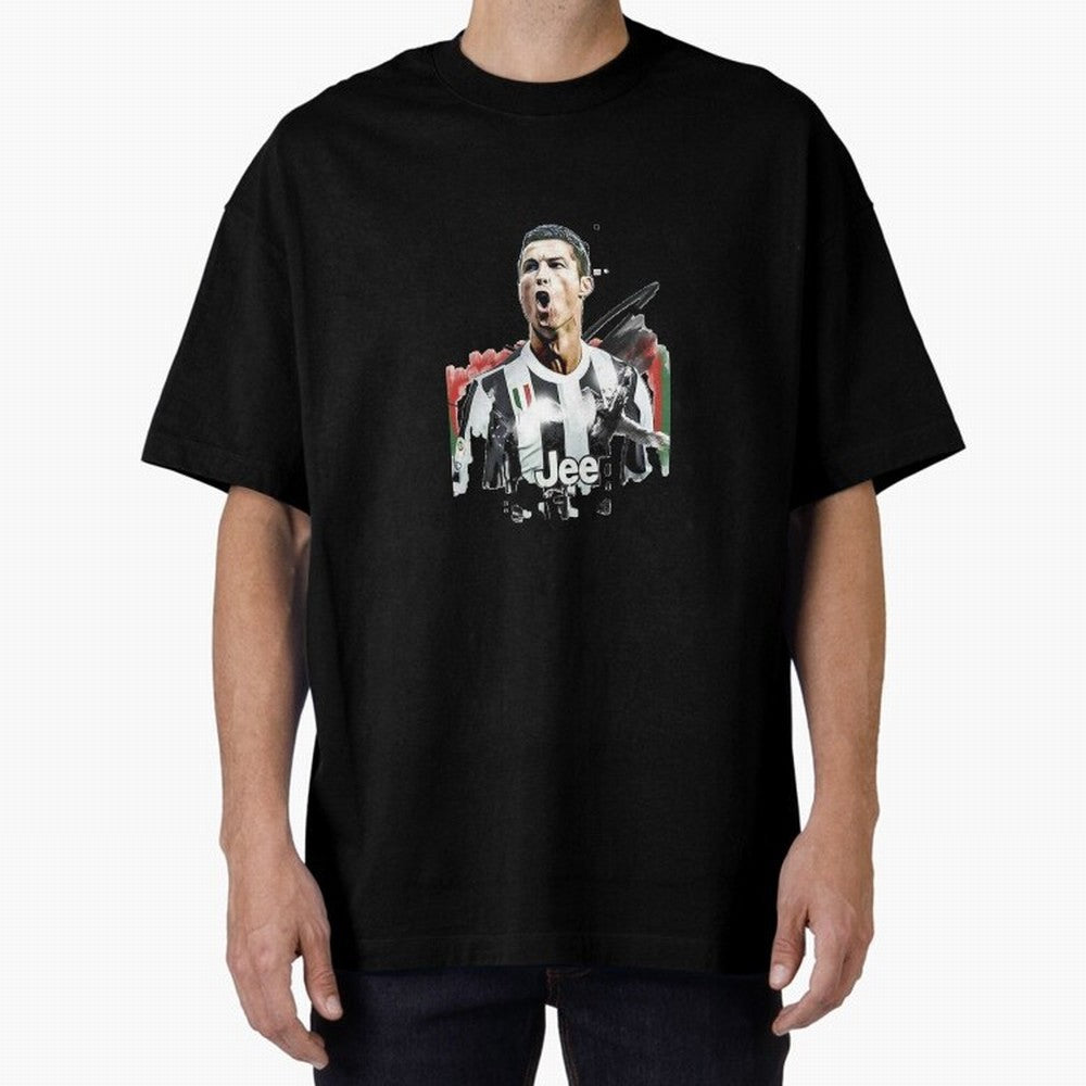 Ronaldo Oversized T-Shirt Wear the Spirit of Match Day Hype around FIFA World Cup 2026 USA Canada Mexico, Messi, Neymar and Mbappe, France and Portugal, Goal Celebration Energy, Supporter Heritage, Football Icons and Worldwide Tournament Joy;