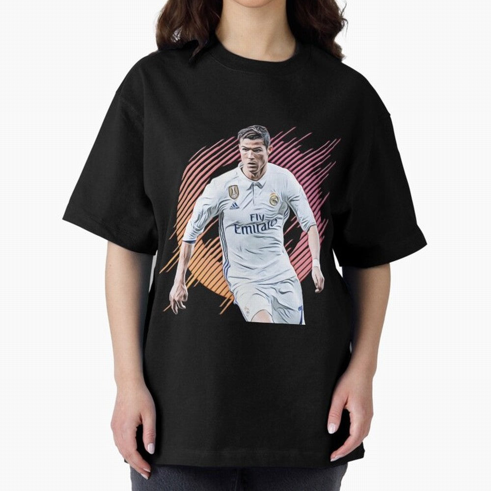 ronaldo christiano Oversized T-Shirt Bring Champion Energy into the FIFA World Cup 2026 Journey through Mbappe and Neymar Highlights, Spain Pride, Supporter Pride, Iconic Celebrations, Legendary Names and Global Match Day Energy; Ideal for