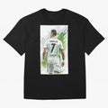 Ronaldo Oversized T-Shirt Keep the Legacy of FIFA World Cup 2026 Spirit, Capturing Spain and Netherlands, Cristiano Ronaldo, Haaland and CR7, Global Supporter Spirit, Legendary Goals, National Colors and Tournament Celebration; Perfect for People