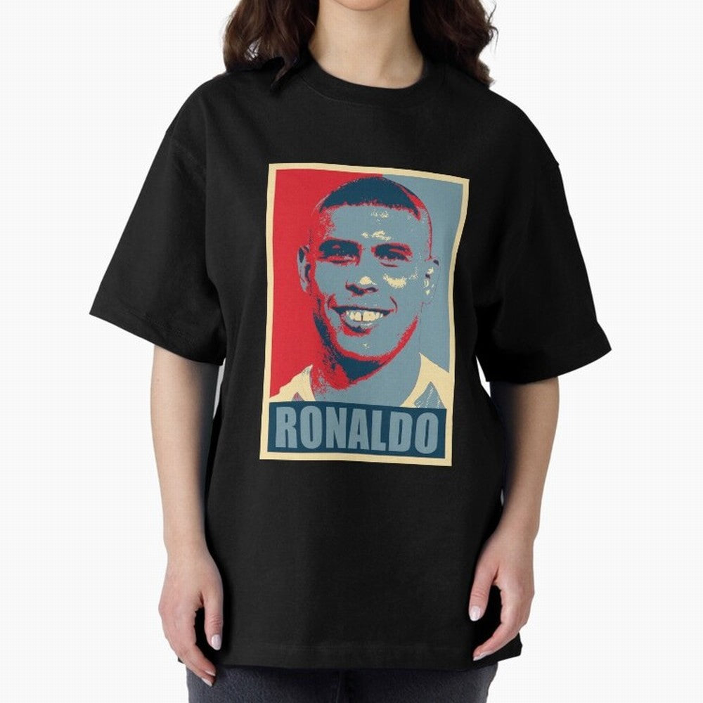 Ronaldo De Lima Hope Oversized T-Shirt Make Memories around Match Day Hype around FIFA World Cup 2026 Group Stage, Messi, Neymar and Mbappe, Argentina, Champion Mindset, Group Stage Buzz, Knockout Tension and Passionate Fan Culture; Ideal for