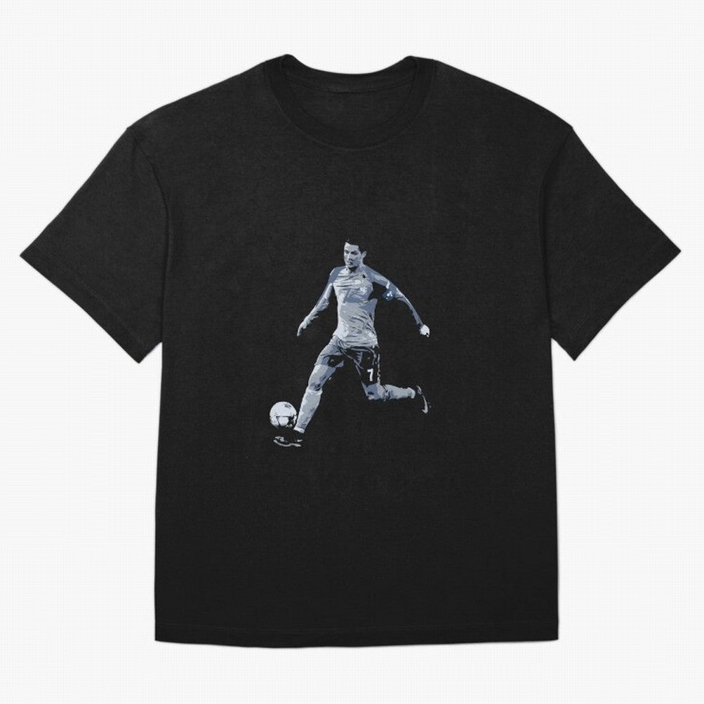 Soccer Football Art, Cristiano Ronaldo Oversized T-Shirt Show Support during Global Football Passion for FIFA World Cup 2026, Built around Neymar, England and Germany, Stadium Memories, Football Loyalty, International Chants and Championship