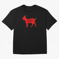 CR7 GOAT Red Oversized T-Shirt Honor the Beautiful Game during Global Football Passion for FIFA World Cup 2026 USA Canada Mexico, with Neymar, Haaland and Cristiano Ronaldo, France, Retro Football Energy, Iconic Rivalries, Trophy Chase Drama and