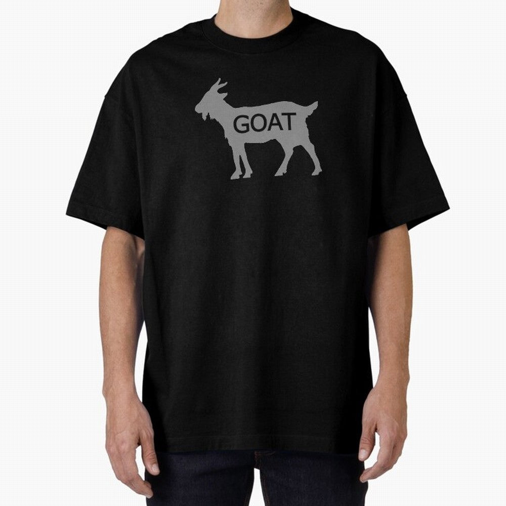GOAT Grey 2 Oversized T-Shirt Show Up for the Glory of FIFA World Cup 2026 USA Canada Mexico for Fans of Messi, CR7 and Mbappe and England and Germany, Bringing Retro Football Energy, Iconic Rivalries, Trophy Chase Drama and Stadium Atmosphere;